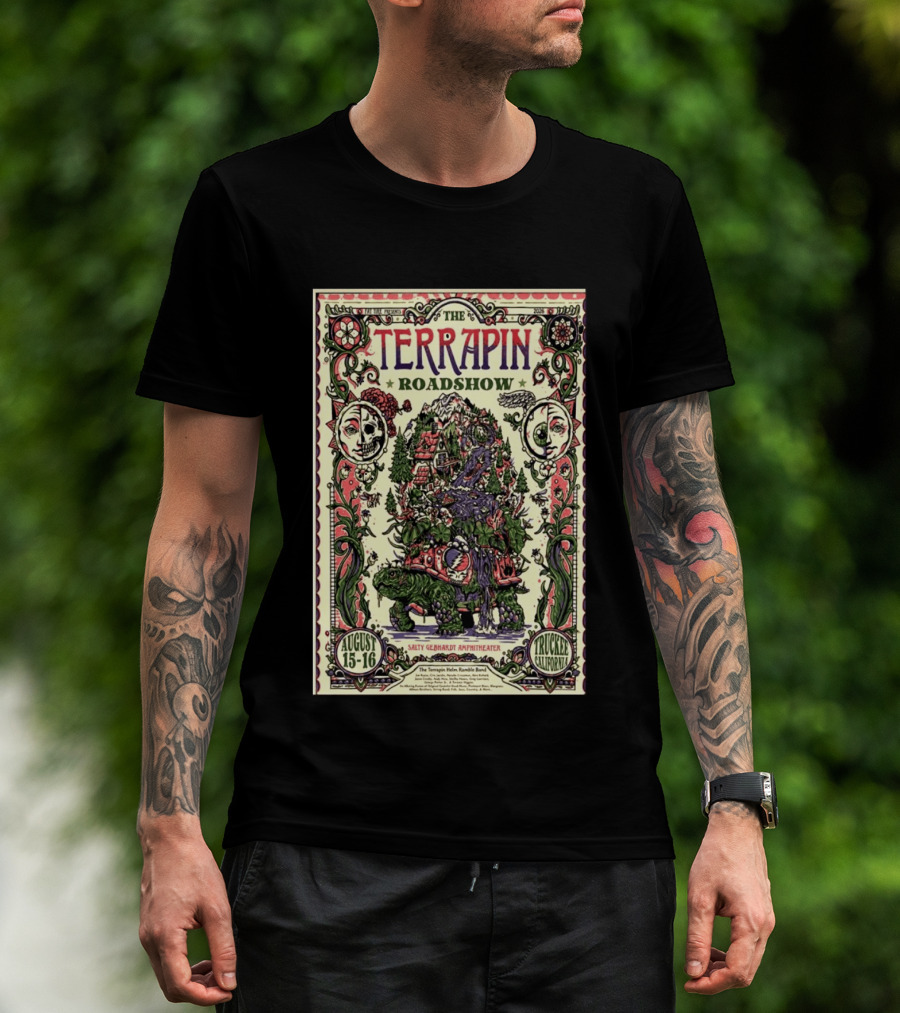 Terrapin Roadshow August 15 16 2026 Salty Gebhardt Amphitheater Truckee California T-Shirt