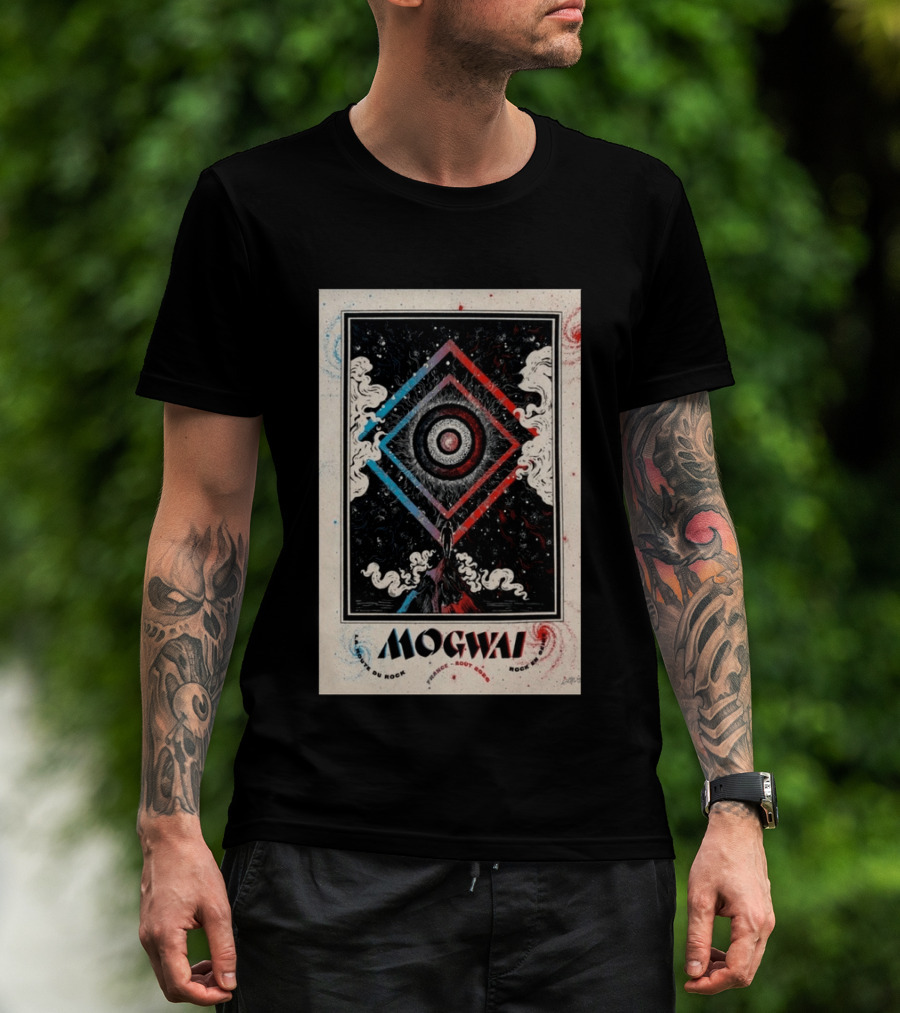 Mogwai 2026 France Rock Festival Exclusive Voyage Du Rock T-Shirt