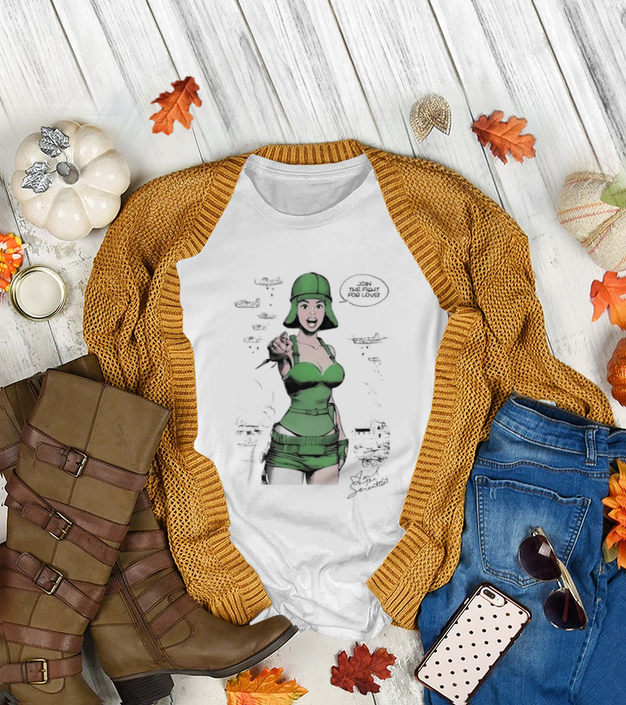 Alicia Keys Join The Fight For Love By Ian The Scientist T-Shirt