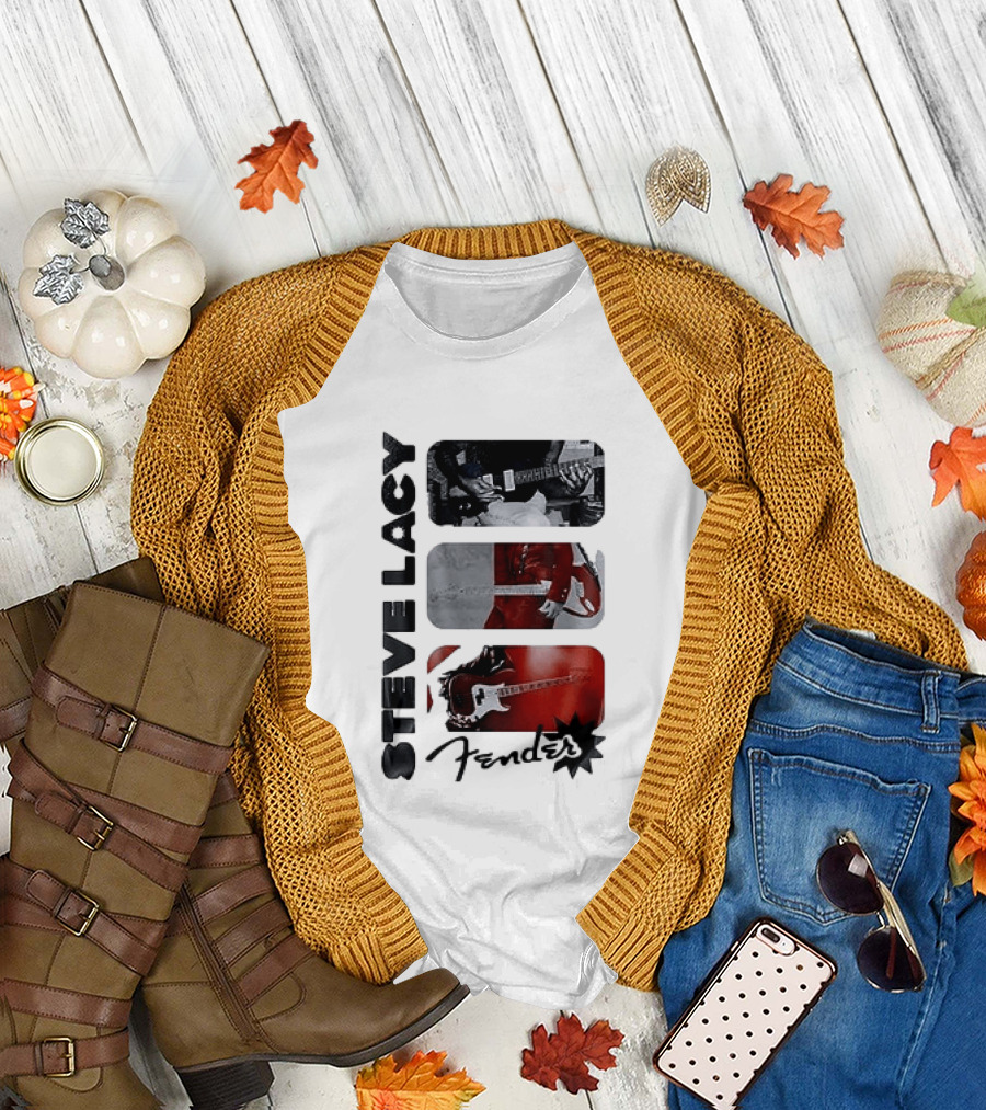 Steve Lacy Fender Oh Yeah Tour Guitar T-Shirt
