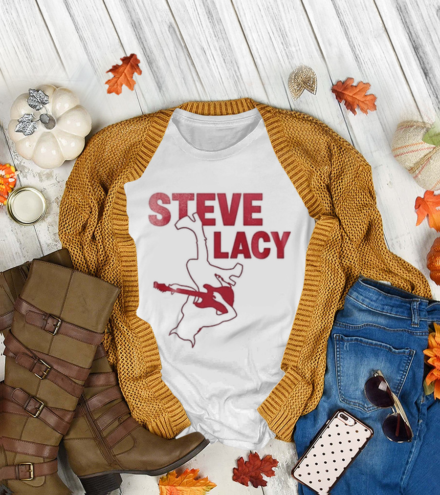 Steve Lacy Oh Yeah Tour Tracklist Guitar T-Shirt