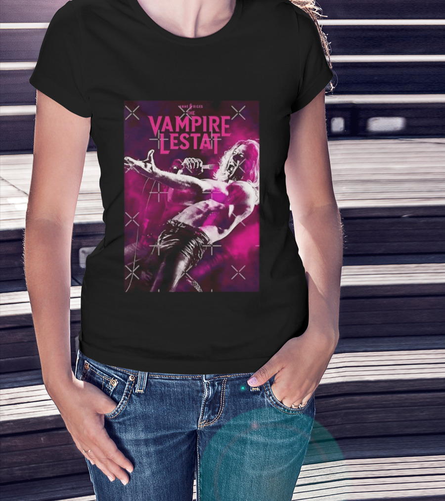Anne Rice's The Vampire Lestat Gothic Horror Rock Star Aesthetic T-Shirt