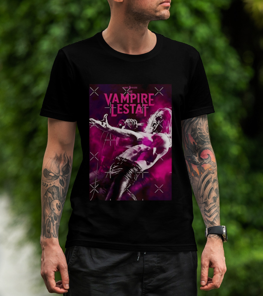 Anne Rice's The Vampire Lestat Gothic Horror Rock Star Aesthetic T-Shirt