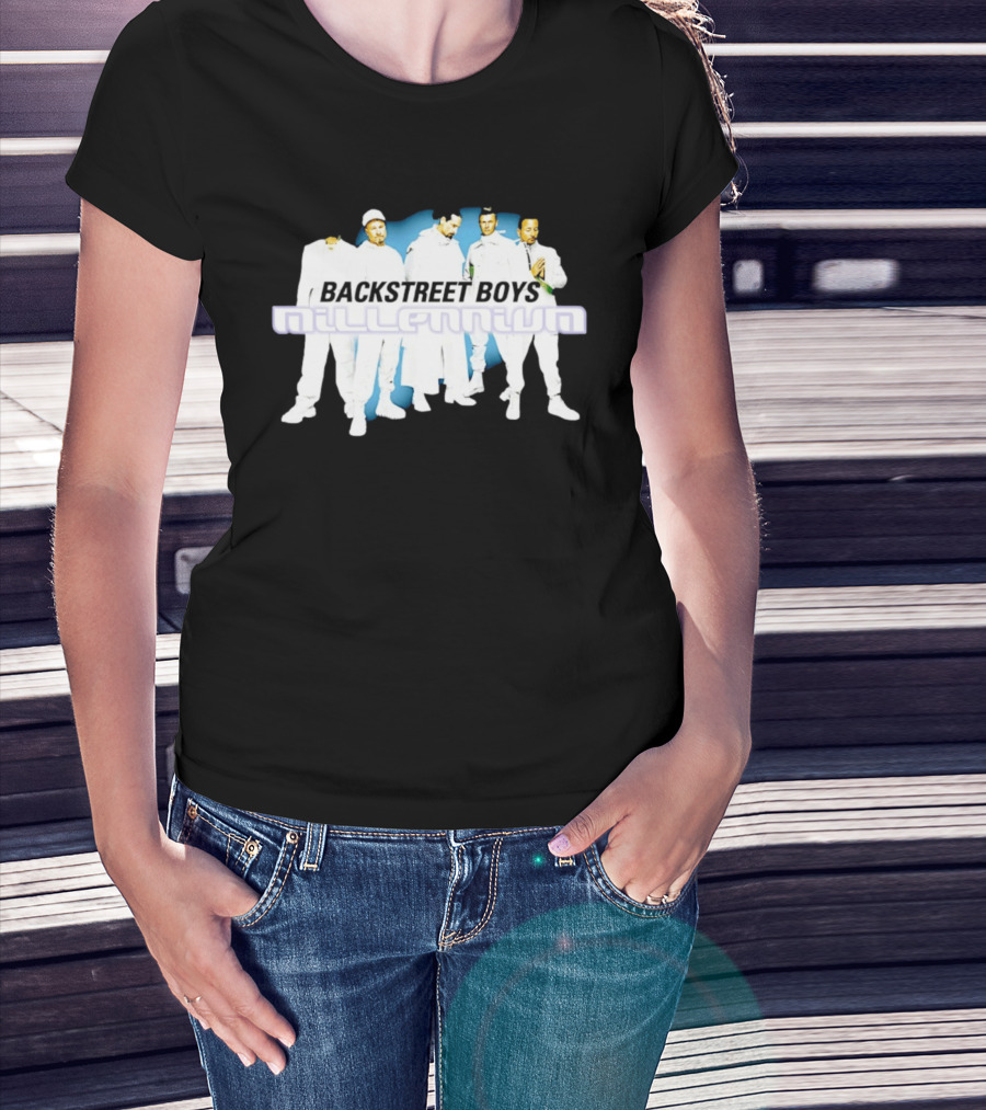 Backstreet Boys Millennium 90s Pop Boy Band Iconic Album Cover T-Shirt