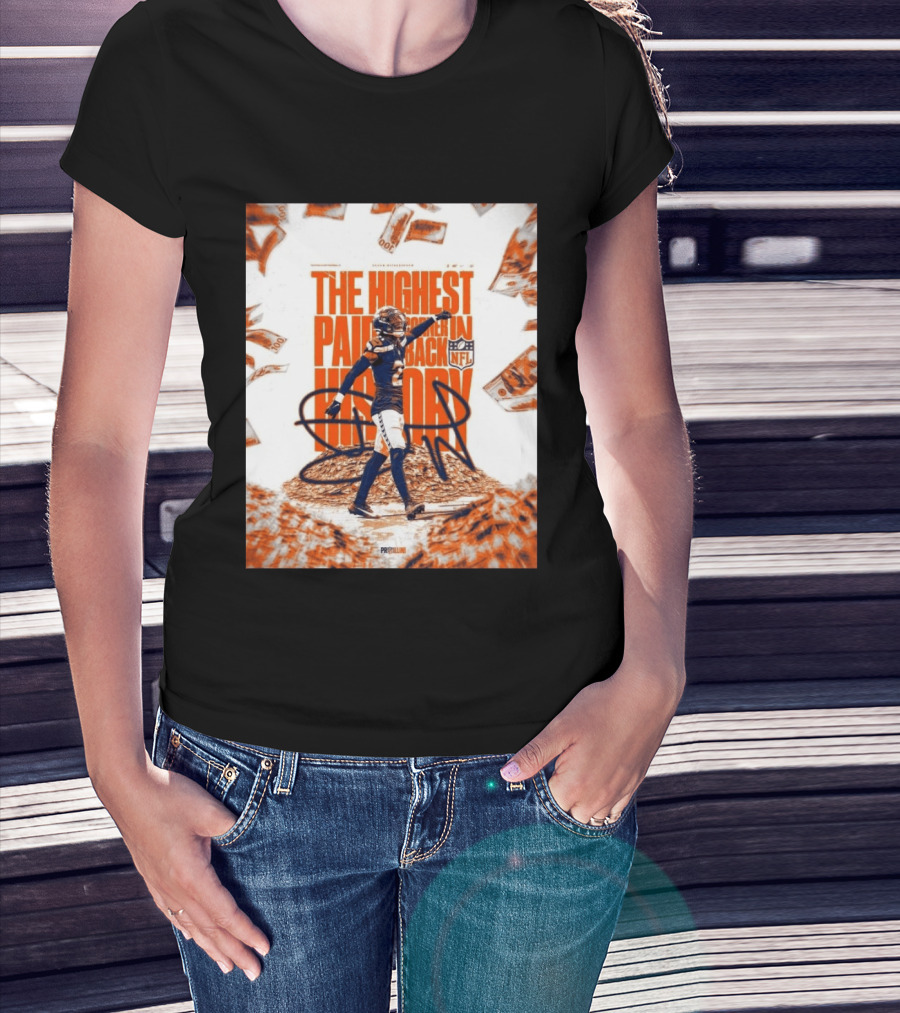 Devon Witherspoon NFL The Highest Paid Cornerback In History T-Shirt