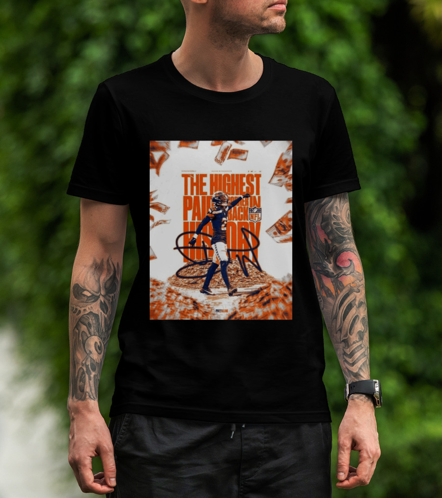 Devon Witherspoon NFL The Highest Paid Cornerback In History T-Shirt