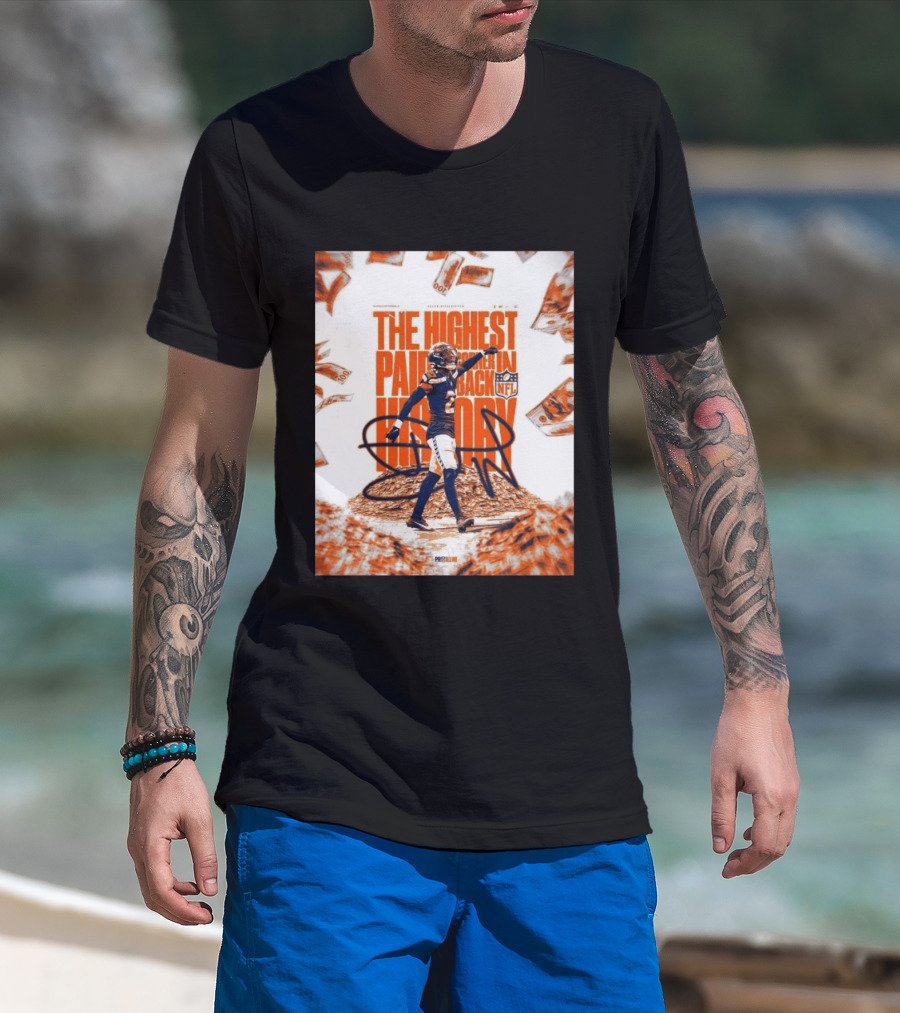 Devon Witherspoon NFL The Highest Paid Cornerback In History T-Shirt