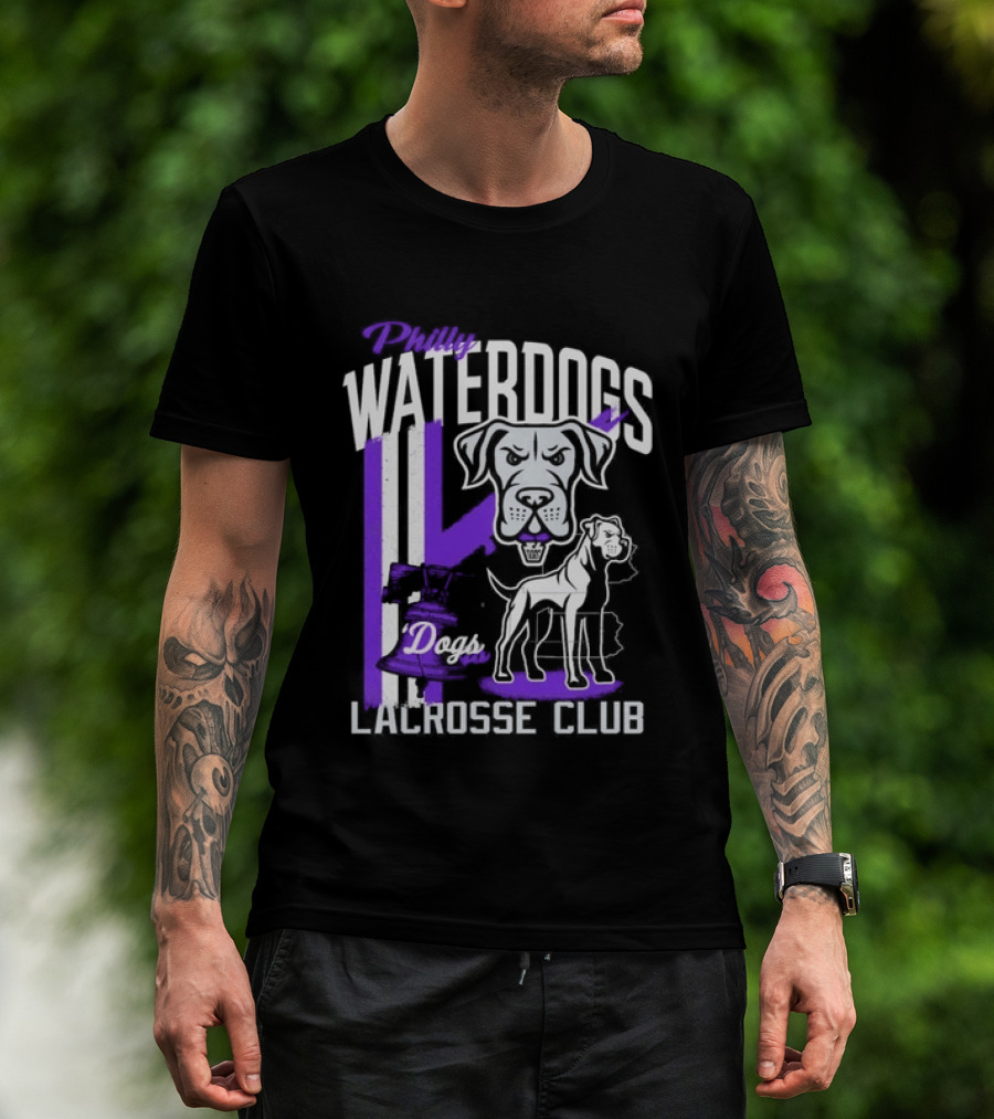 Philly Waterdogs Lacrosse Club Dogs Philadelphia T-Shirt