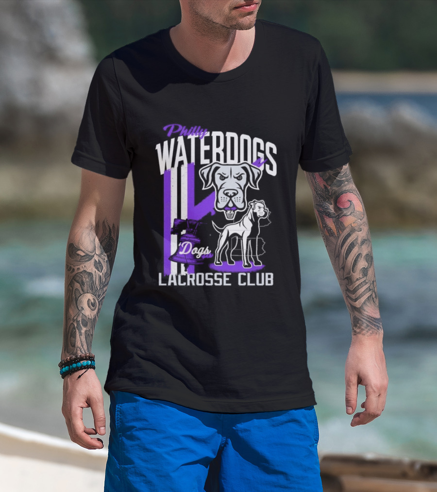 Philly Waterdogs Lacrosse Club Dogs Philadelphia T-Shirt