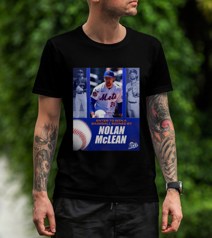 Enter To Win A Baseball Signed By Nolan McLean Mets 26 Celebrating 25 Years T-Shirt