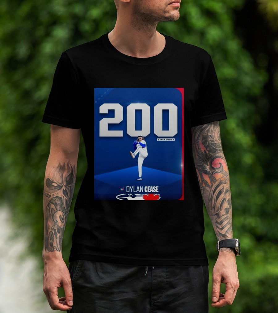 Dylan Cease 200 Strikeouts Baseball Pitcher T-Shirt