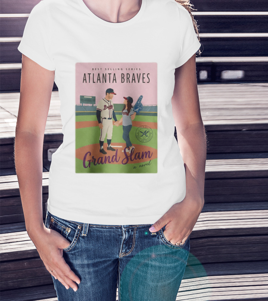 Atlanta Braves Best Selling Series Grand Slam Novel 2026 Giveaway T-Shirt