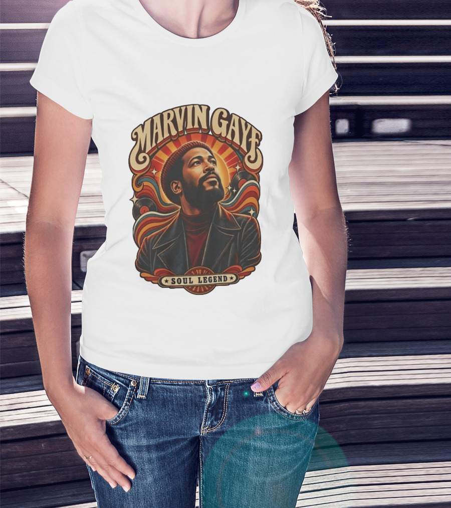 Marvin Gaye Soul Legend Motown T-Shirt