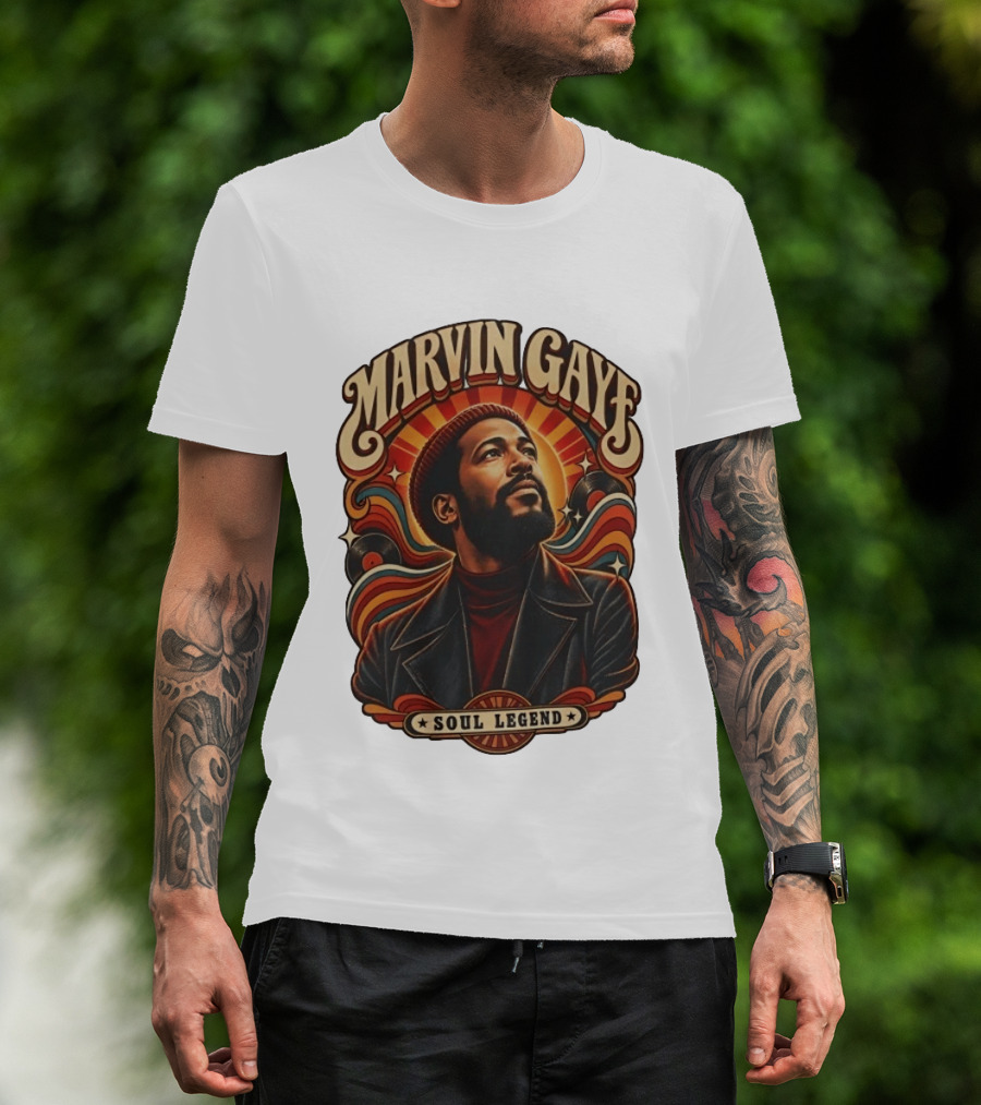 Marvin Gaye Soul Legend Motown T-Shirt