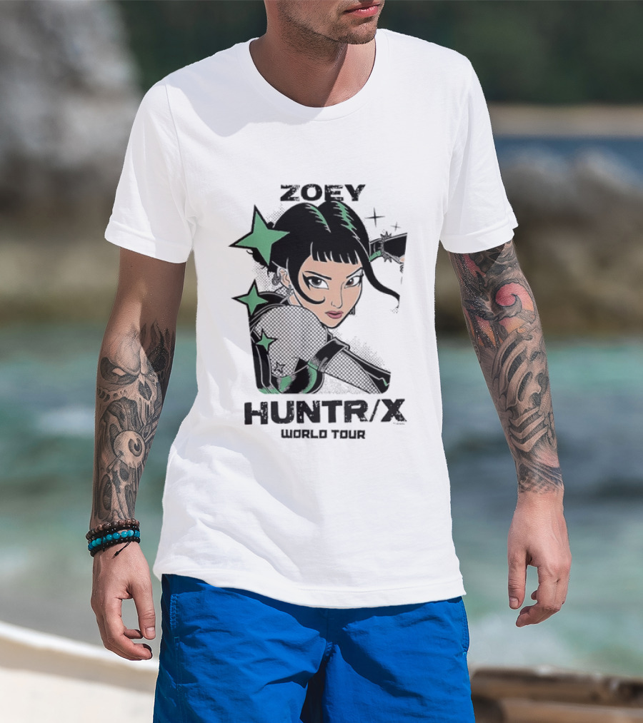 Zoey Huntr X World Tour Concert Music Artist Stars T-Shirt