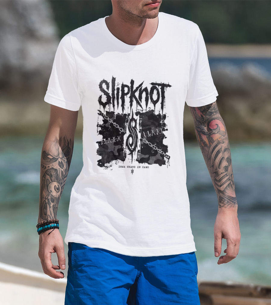 Slipknot Chaos Stitched Into Every Scar Official Merchandise T-Shirt