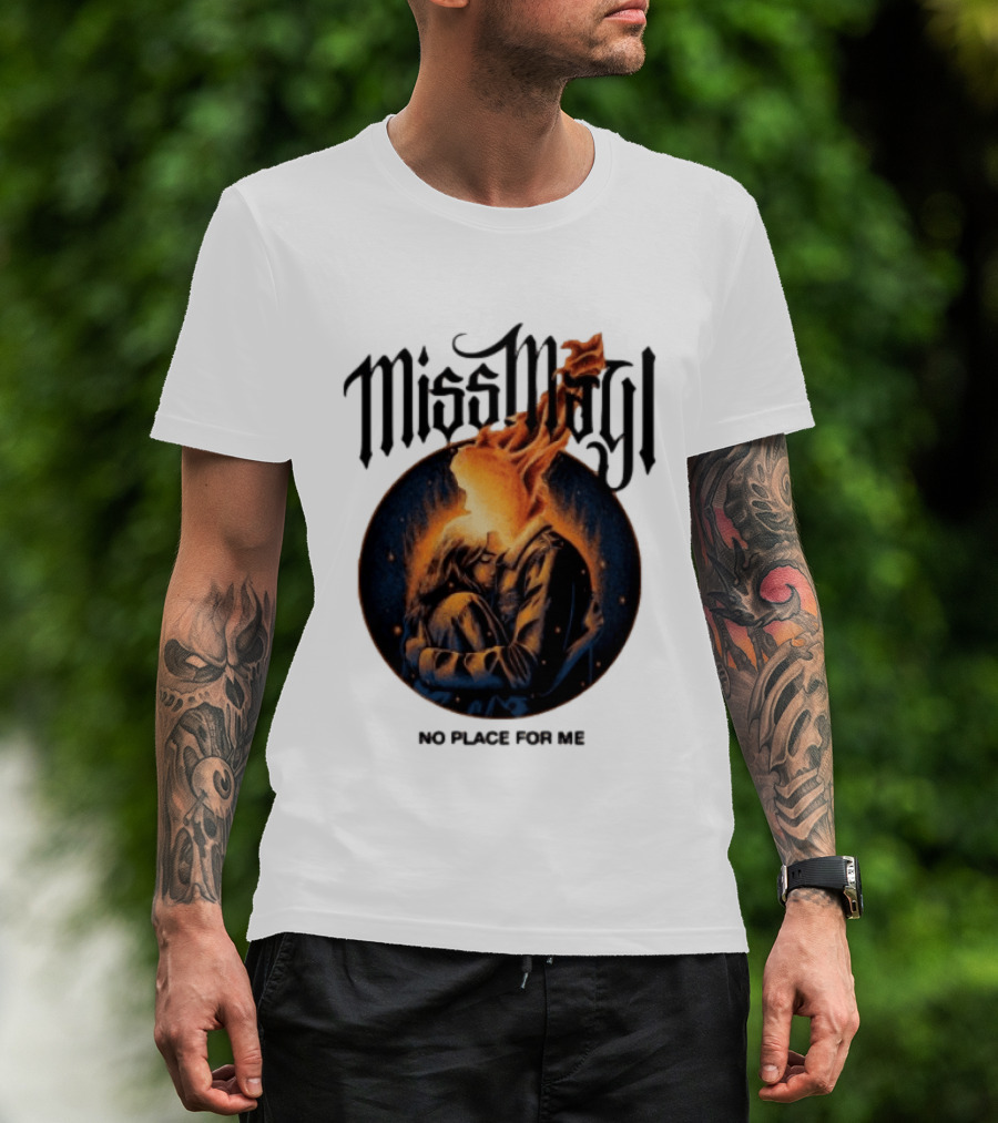 Miss May I No Place For Me Solid State Records Store White Black Ringer T-Shirt