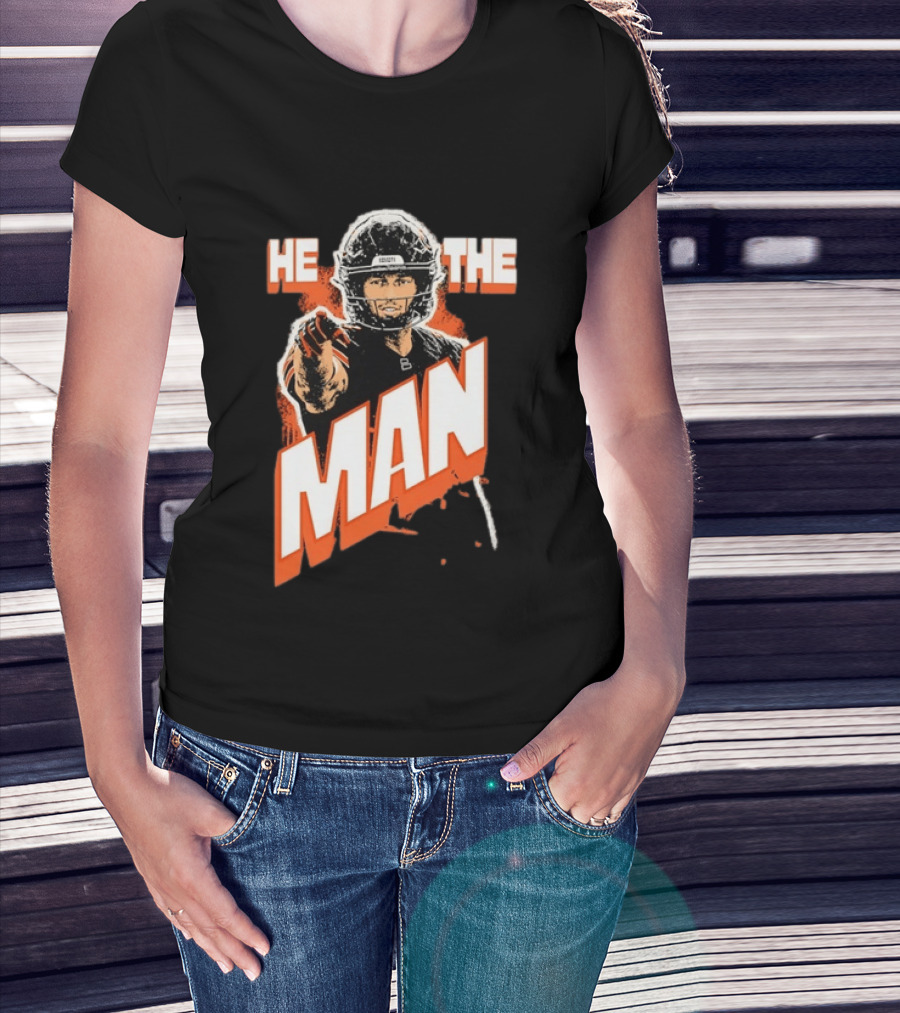 Caleb Williams He The Man Chicago Bears Fan T-Shirt