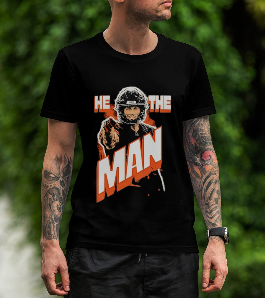 Caleb Williams He The Man Chicago Bears Fan T-Shirt