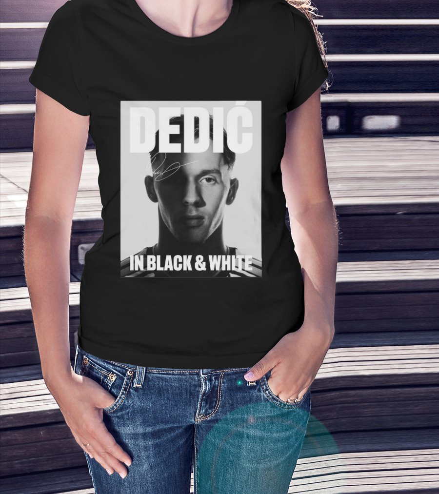 Dedić In Black & White Monochrome T-Shirt