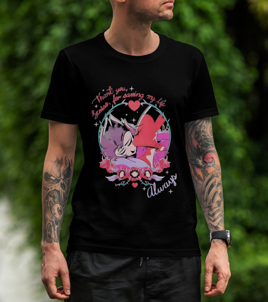 Thank You Stolas For Saving My Life Always Heart T-Shirt