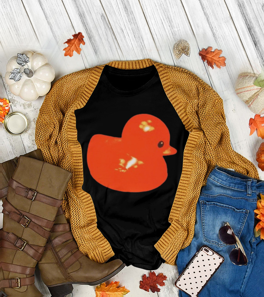 Malcolm Todd Store Bright Orange Duck T-Shirt