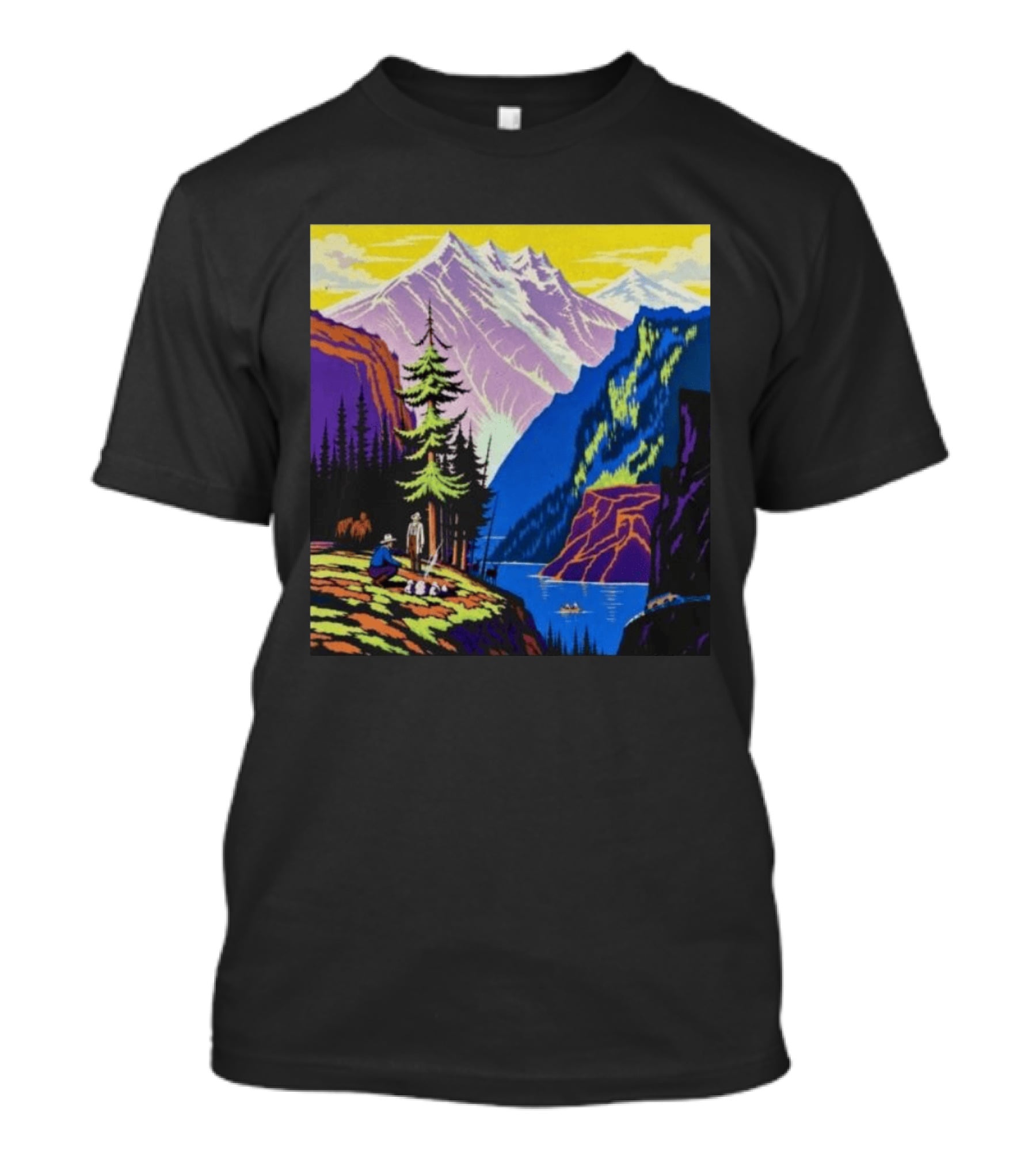 Zach Bryan Aug 13 14 2026 Denver Colorado Mountain Landscape Scenic T-Shirt