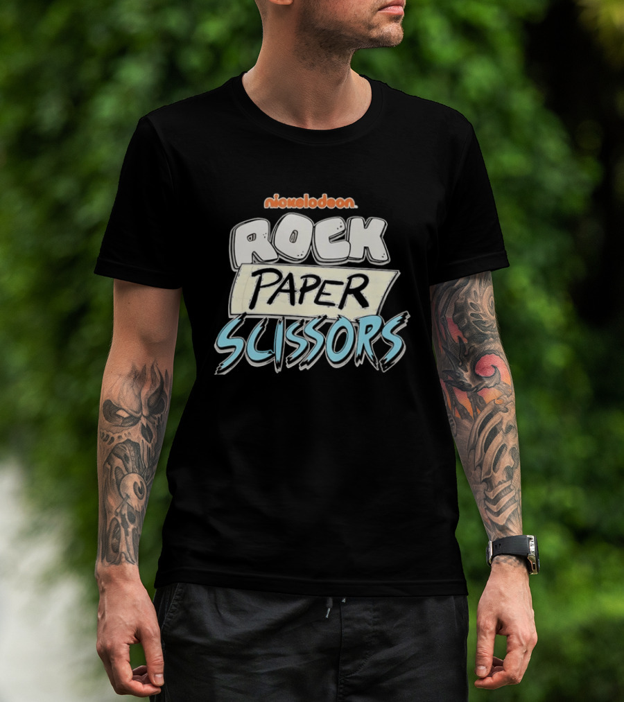 Nickelodeon Rock Paper Scissors Series Animation T-Shirt