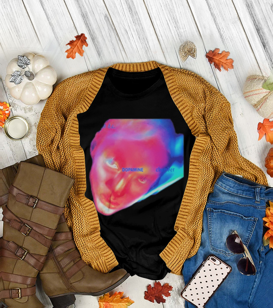 Fontaines D.C. Dopamine Chamber Album Cover Art Face T-Shirt