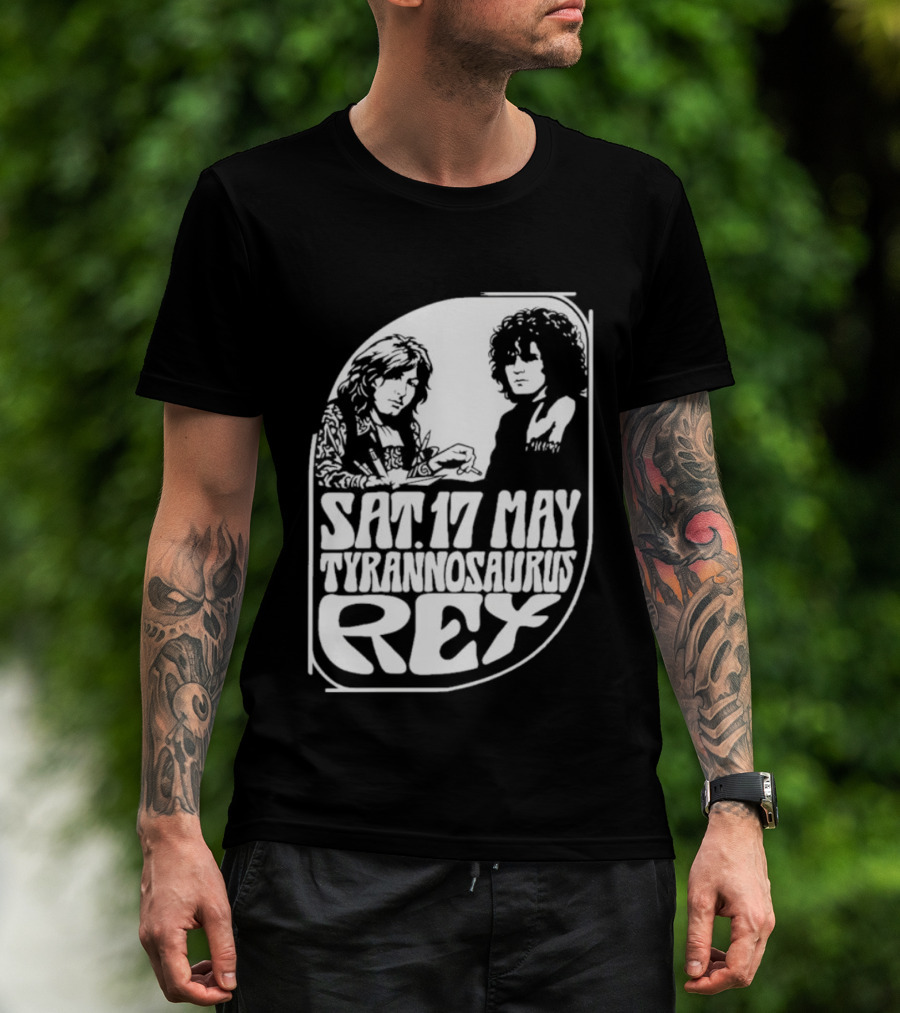 Sat 17 May Tyrannosaurus Rex Concert Original Trent Crimms Mothers Erdington T-Shirt