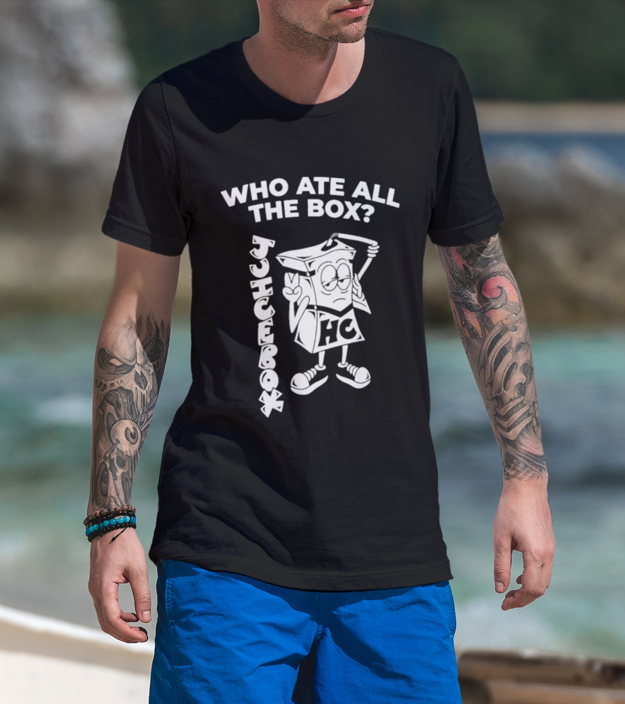 Who Ate All The Box Hockey Character HC Blocky T-Shirt