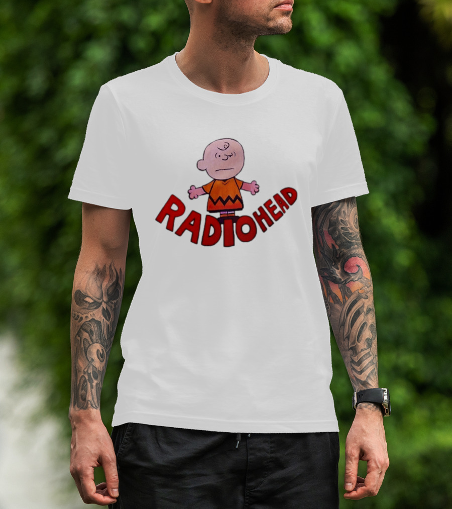Charlie Brown Radiohead Peanuts Alternative Rock Mashup T-Shirt