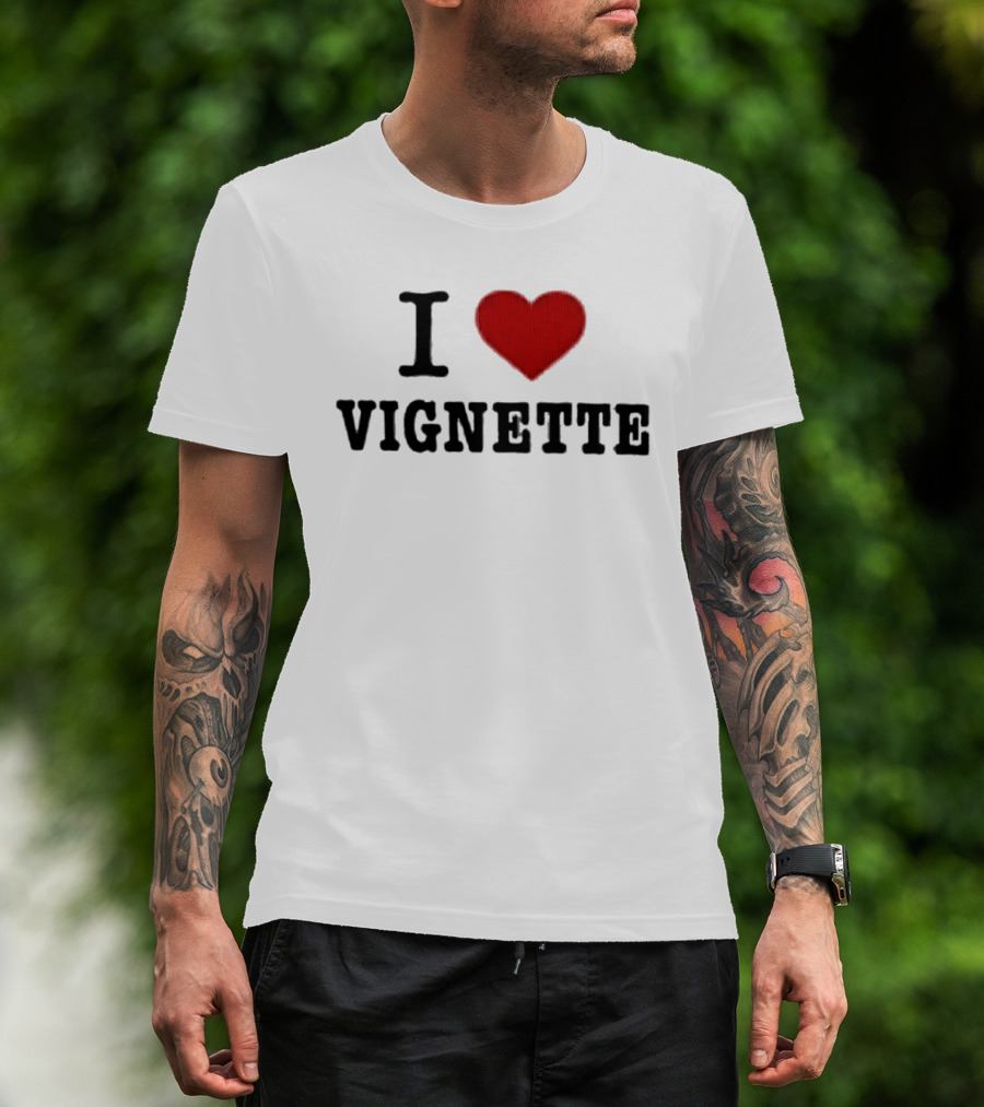 I Heart Vignette Love T-Shirt