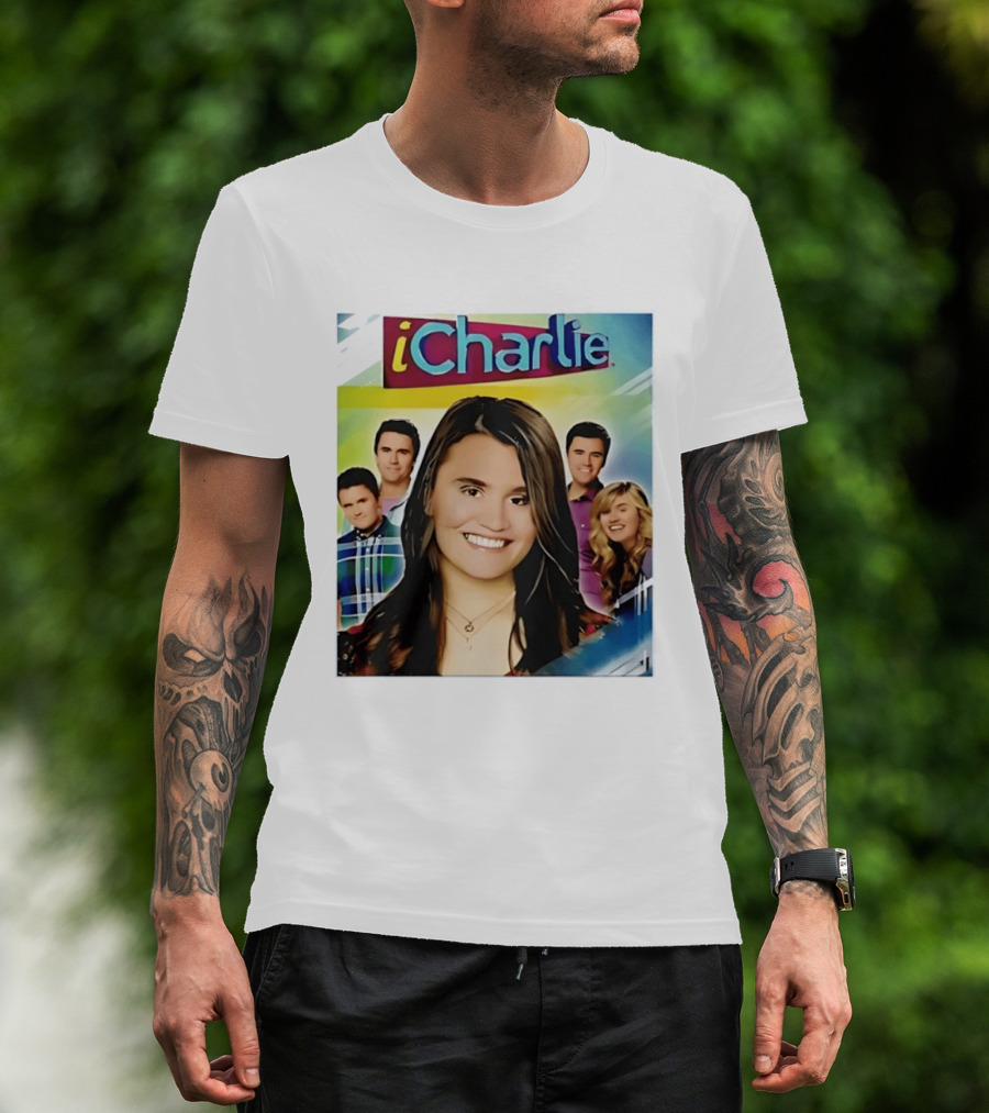 ICharlie Pop Culture Cast Television Show Iconic Faces T-Shirt