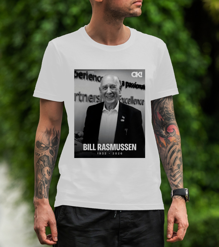 Rip Bill Rasmussen 1932 2026 Partnership Excellence Image Credits Wikipedia T-Shirt