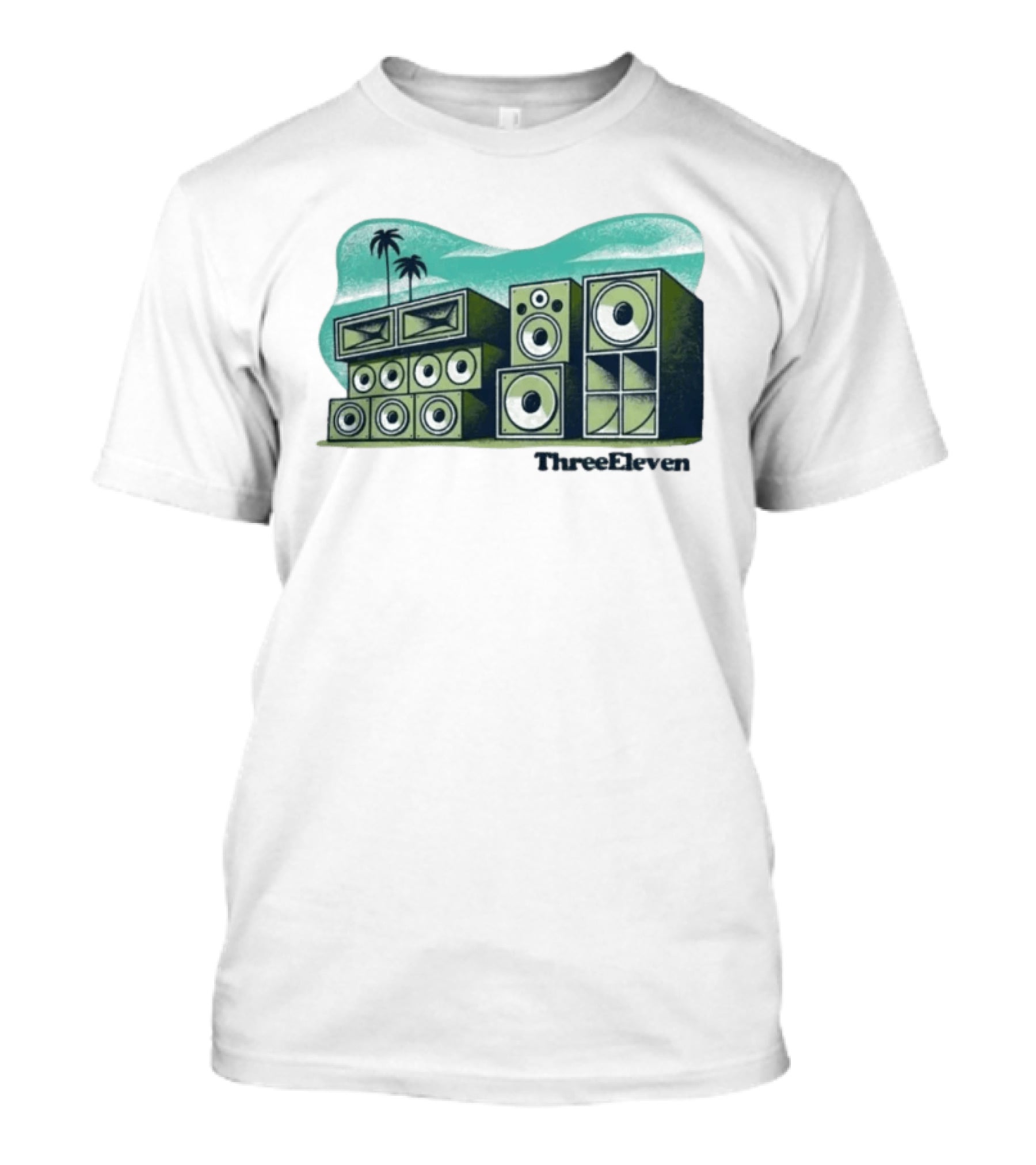 Three Eleven 311 Band Palm Trees Speakers Raglan T-Shirt