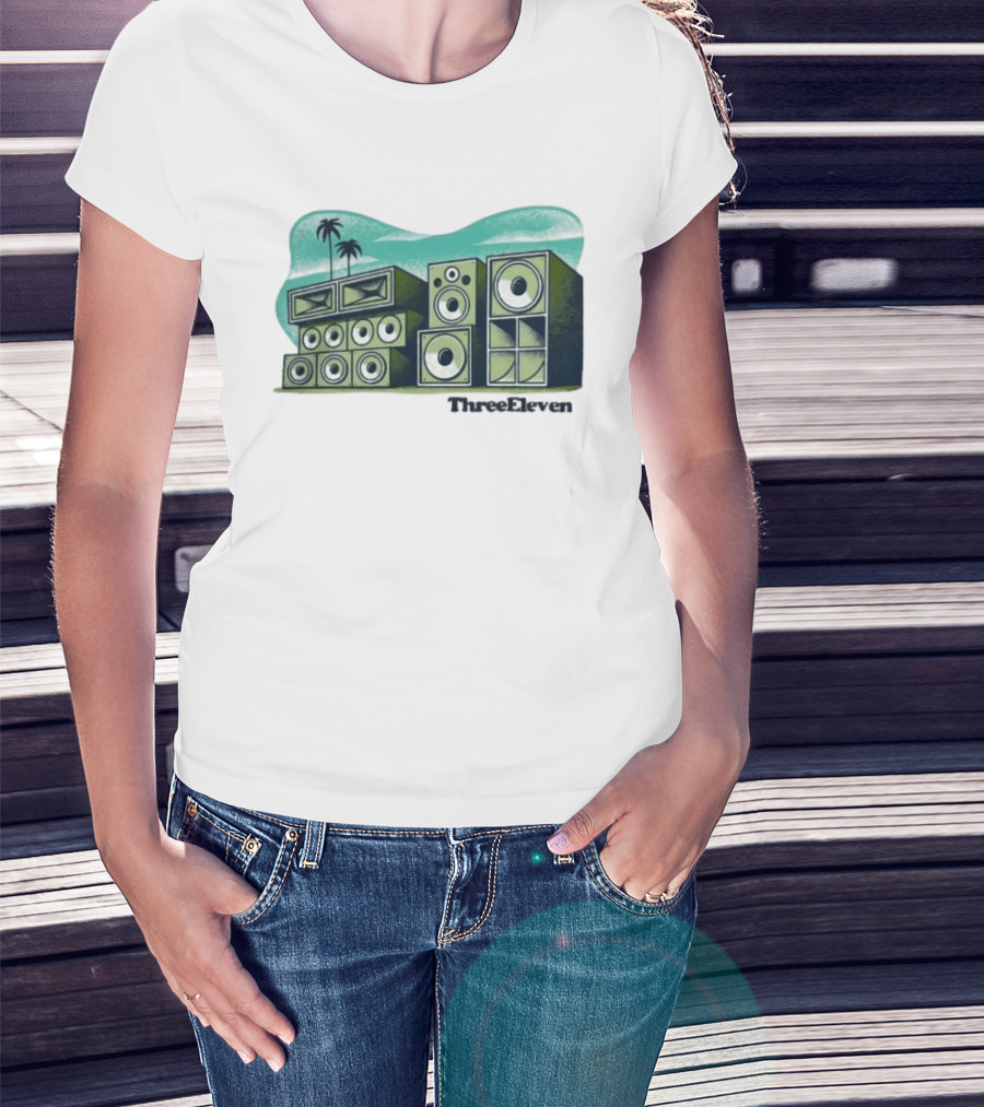 Three Eleven 311 Band Palm Trees Speakers Raglan T-Shirt