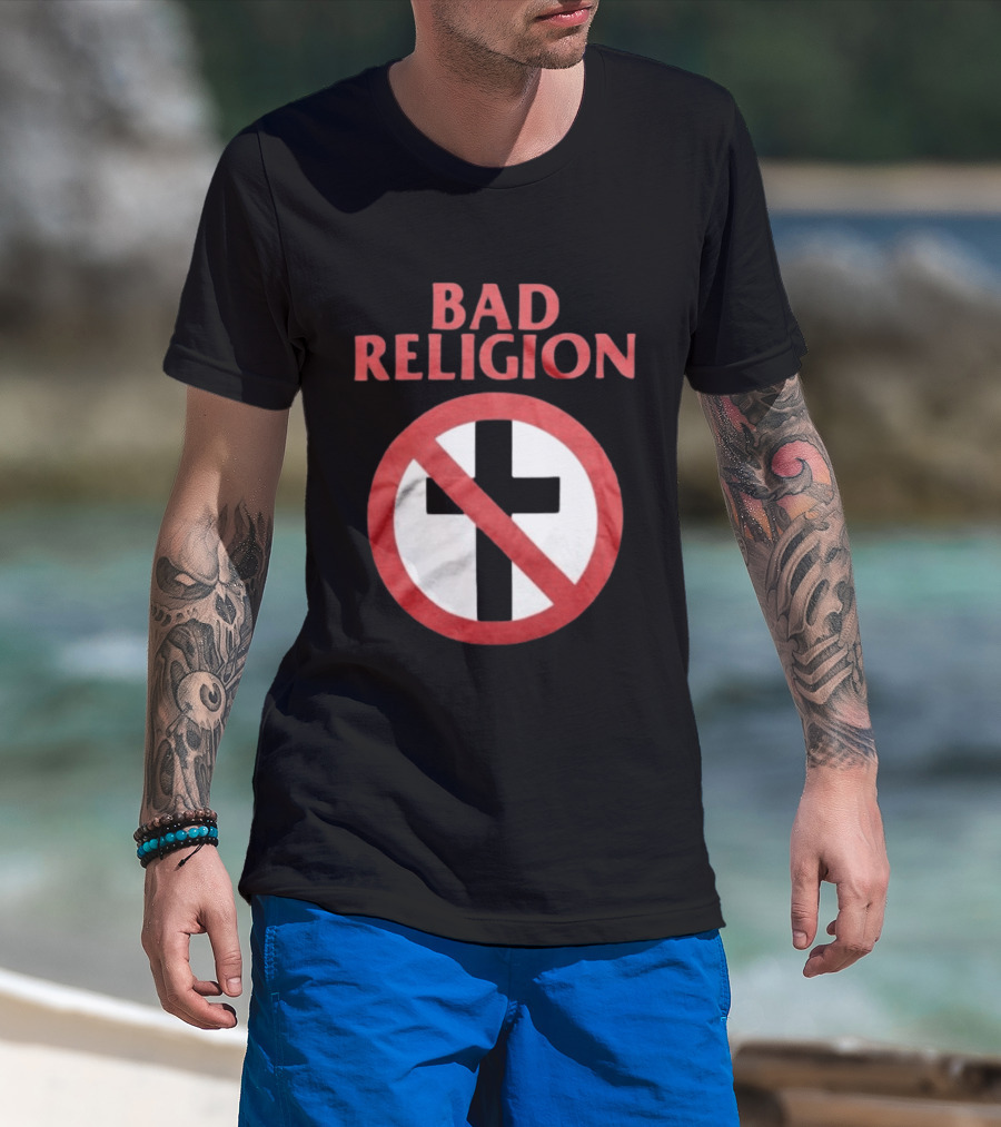 Bad Religion Crossbuster Black T-Shirt