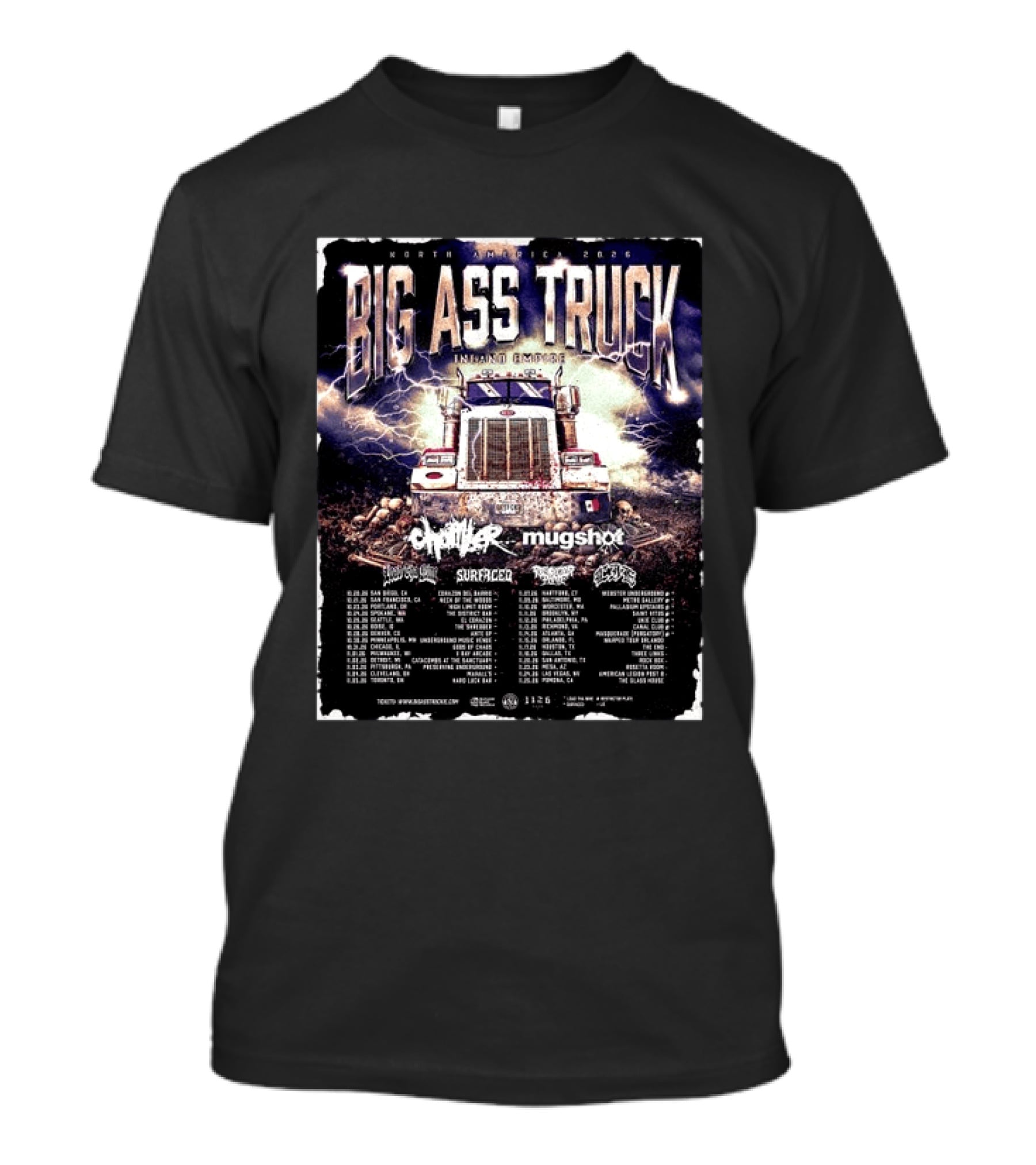 Big Ass Truck Inland Empire North America 2026 T-Shirt