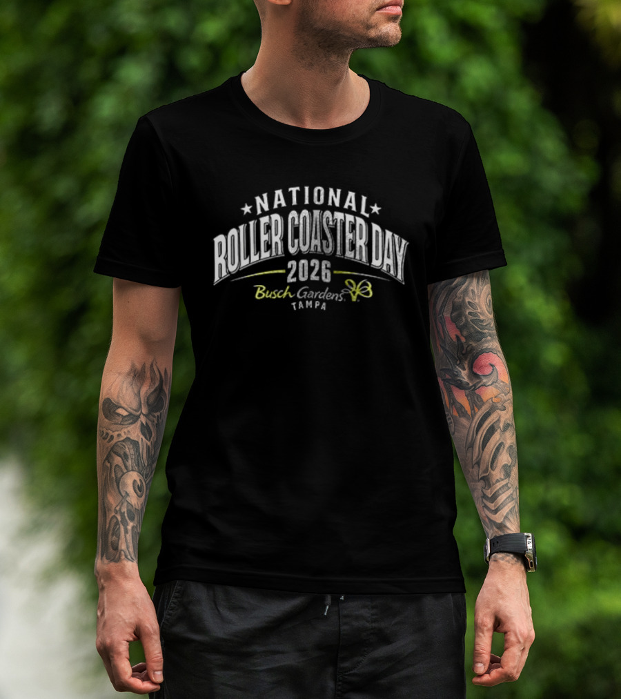 National Roller Day 2023 Busch Gardens Tampa T-Shirt