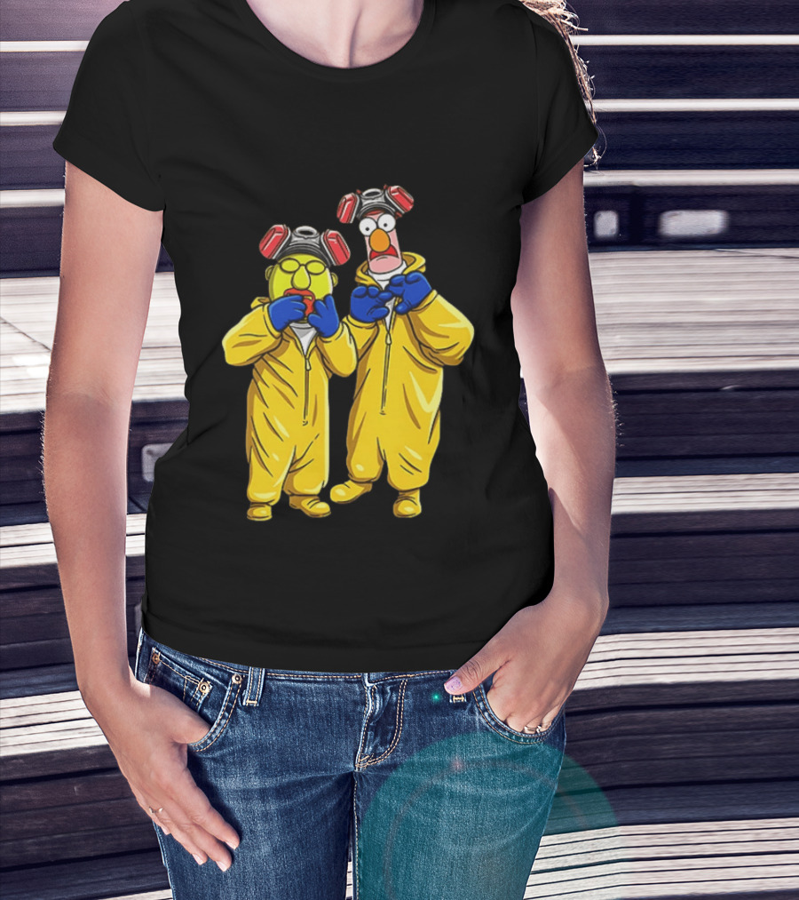Dr Bunsen Honeydew Beaker Breaking Bad The Muppets Yellow Hazmat Suit T-Shirt