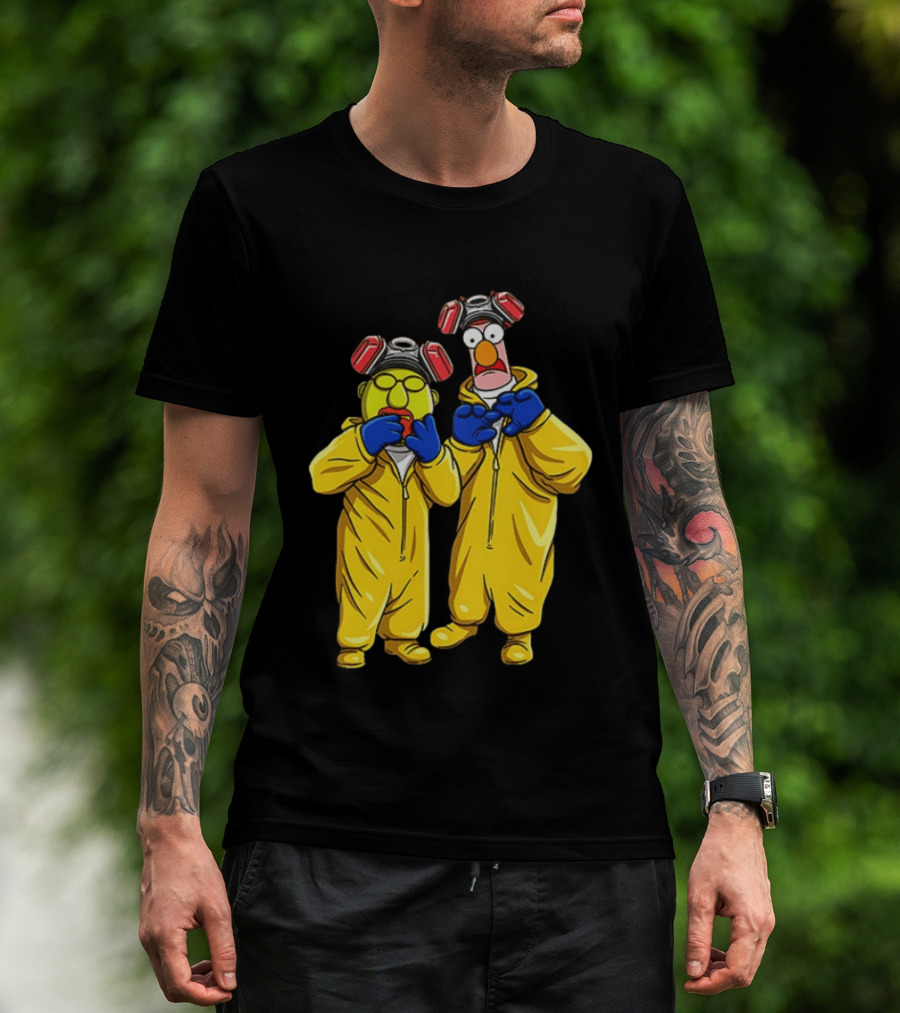 Dr Bunsen Honeydew Beaker Breaking Bad The Muppets Yellow Hazmat Suit T-Shirt