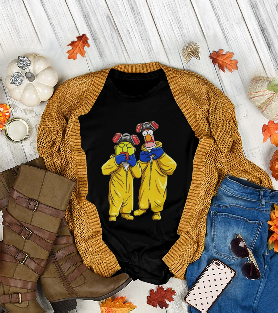 Dr Bunsen Honeydew Beaker Breaking Bad The Muppets Yellow Hazmat Suit T-Shirt