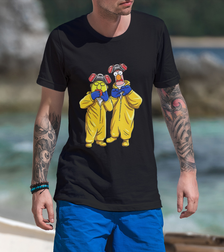 Dr Bunsen Honeydew Beaker Breaking Bad The Muppets Yellow Hazmat Suit T-Shirt
