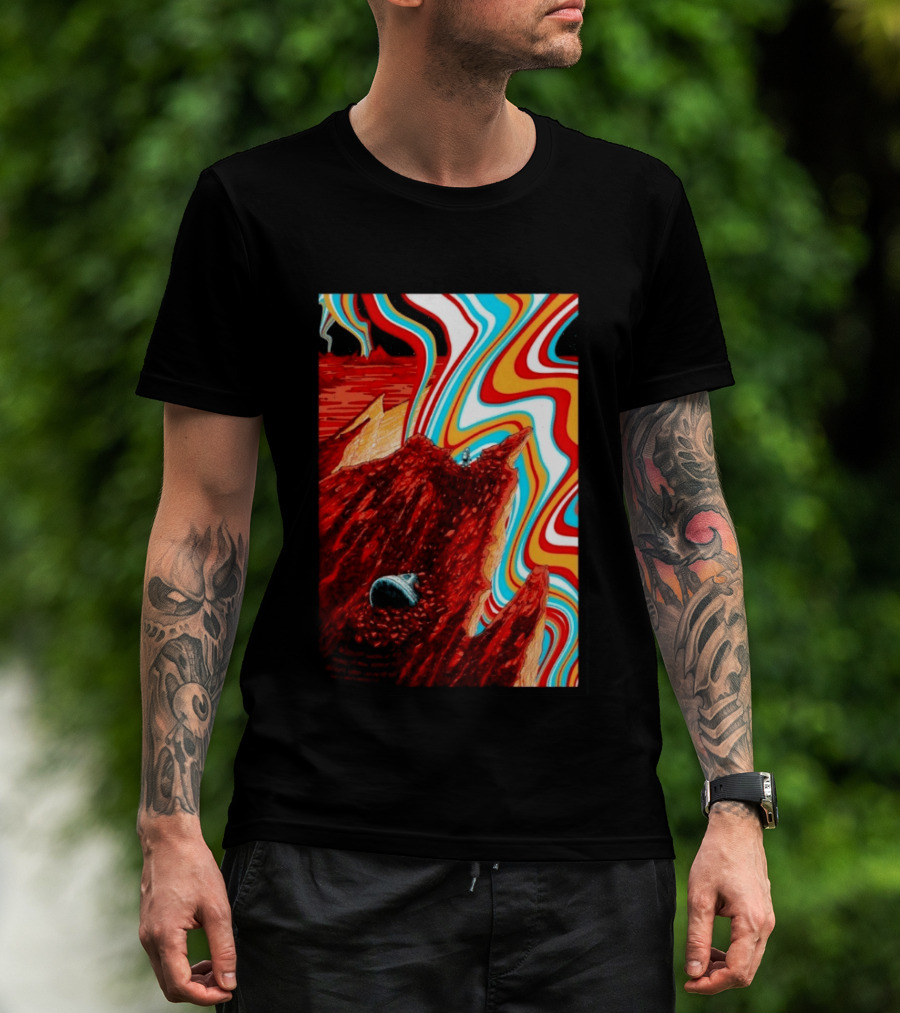 Gov't Mule Salt Lake City 2026 Psychedelic Mountain Landscape T-Shirt