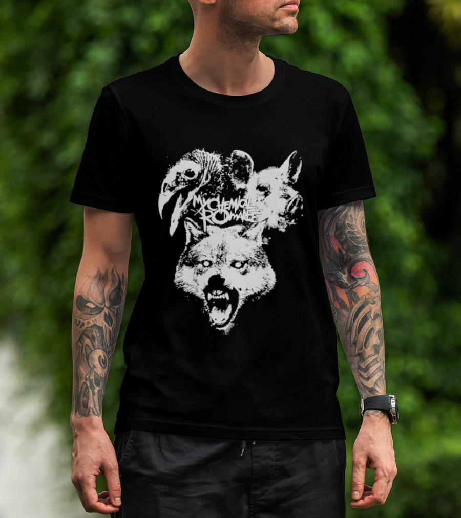 Washington DC 08.18.2026 My Chemical Romance Wolf And Birds T-Shirt