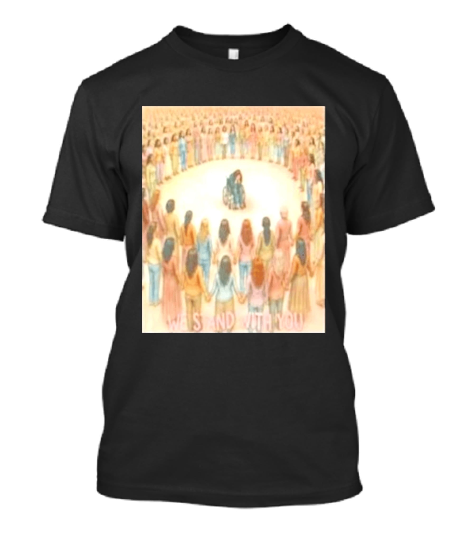We Stand With You Lindsay Clancy Supportive Circle Of Unity T-Shirt