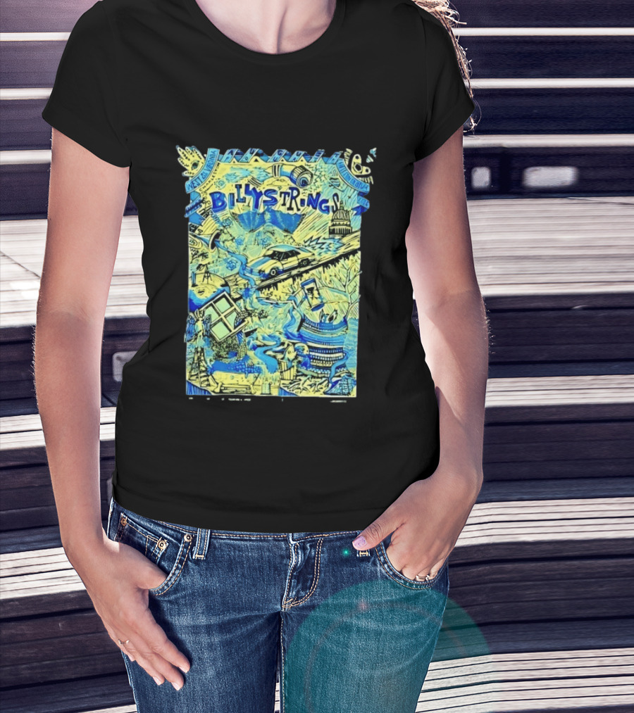Billy Strings Charleston Coliseum 2023 West Virginia Concert Doodle T-Shirt