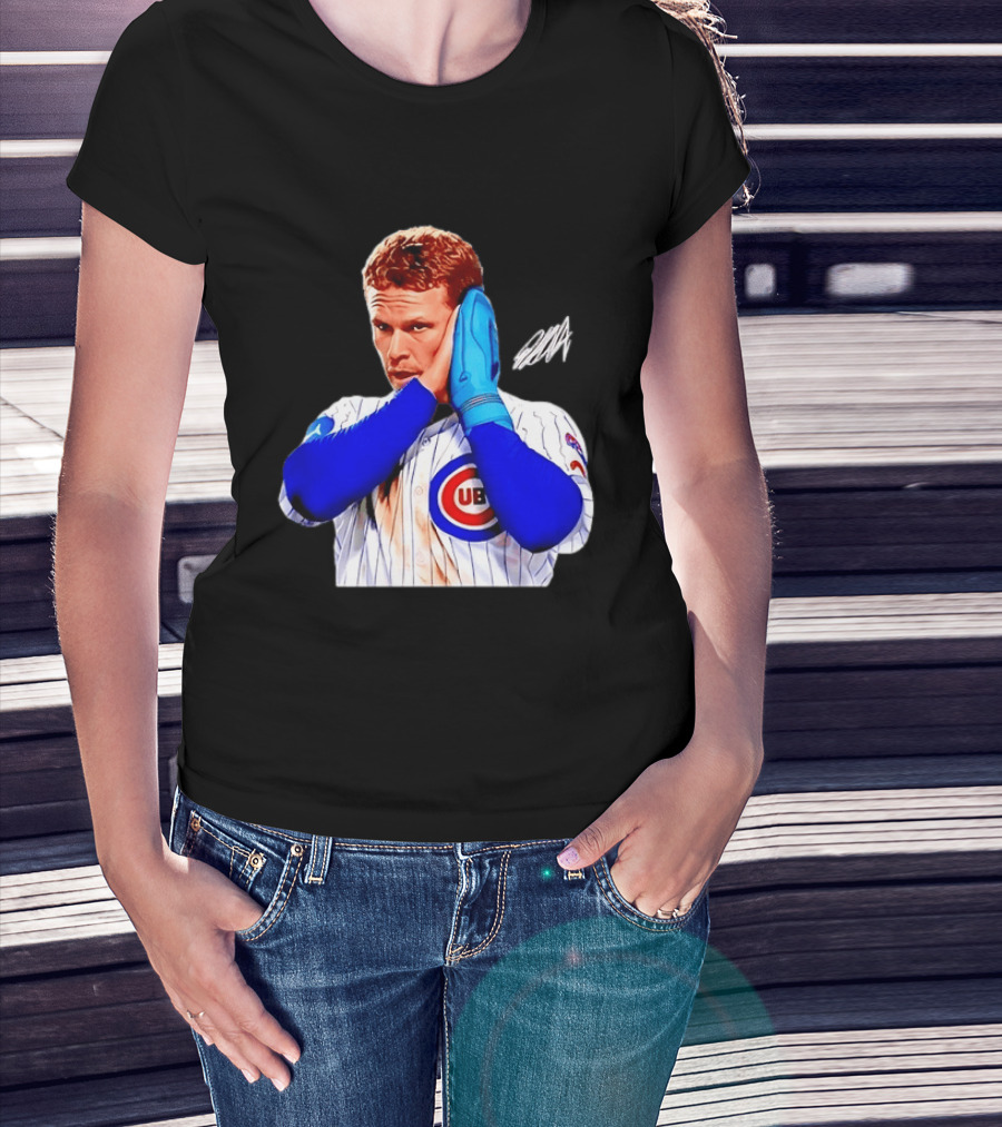 Ian Happ Chicago Cubs MLB Baseball Player With Cubs T-Shirt