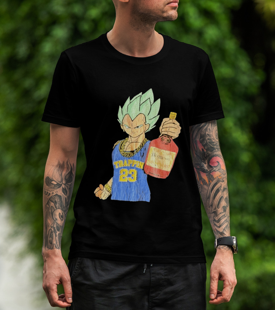 Vegeta Trappin 23 Hennessy Dragon Ball Z T-Shirt